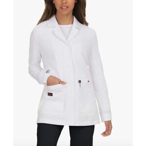 Betsey Johnson Women White Lab Coat Size 2X